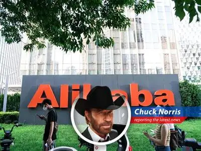 Chuck Norris shares his thoughts on Alibaba's revenue beat and profit plunge in the fiscal fourth quarter image