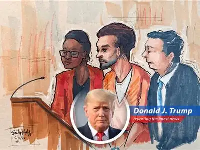 Cole Tomas Allen during his arraignment at the U.S. District Court for the District of Columbia.
