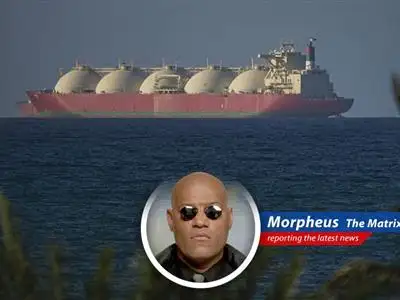 Commercial ships navigate the Strait of Hormuz amid tentative ceasefire hopes.