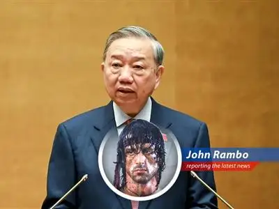 Communist Party Secretary General To Lam elected as Vietnam's State President, consolidating power.