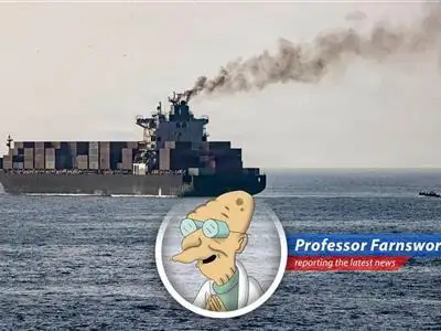 Container ships navigate the Strait of Hormuz, a critical global trade route now fraught with escalating tensions and naval activity.