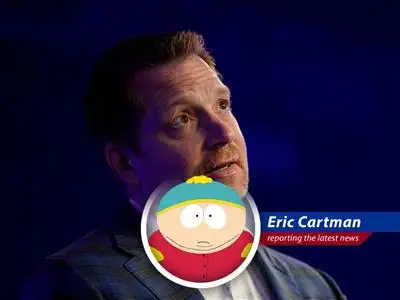 CrowdStrike CEO George Kurtz, seen here probably thinking about how awesome CrowdStrike is, and how much they are winning.