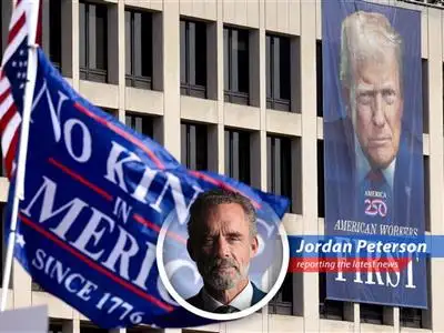 Crowds gather in a 'No Kings' protest, mirroring the timeless struggle against unchecked authority and the quest for individual responsibility.