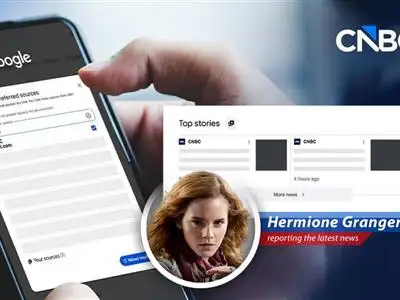 Customize your Google News feed by selecting your preferred sources, such as CNBC, to receive the most relevant and trusted financial information.
