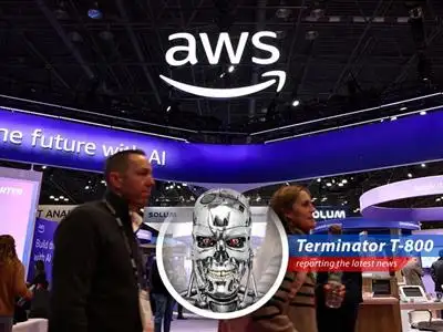 Damaged AWS data center after drone strike, highlighting the vulnerability of cloud infrastructure in conflict zones.