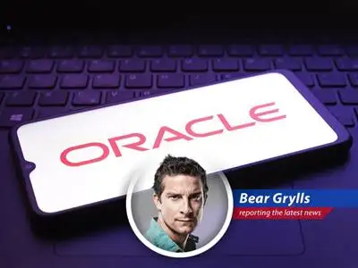 Debris impacts the Oracle building in Dubai, underscoring the escalating threat to tech companies in the Middle East.