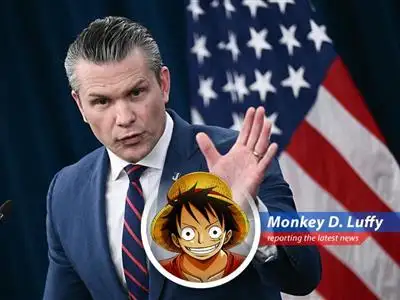 Defense Secretary Hegseth outlines the US military strategy against Iran at a Pentagon press conference. image