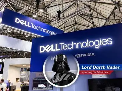 Dell's stock price ascends, mirroring the company's financial performance in a challenging market landscape.