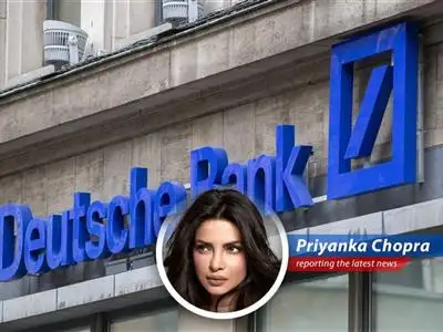 Deutsche Bank offices in Frankfurt and Berlin were searched by German police as part of a money laundering investigation. image