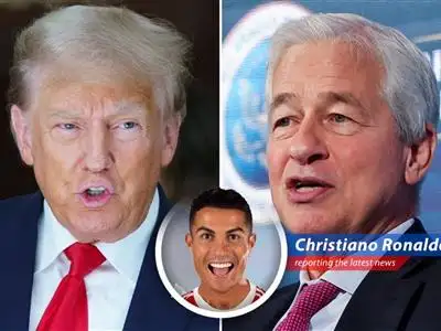 Donald Trump outside a courthouse, symbolizing his ongoing legal battle with JPMorgan Chase over debanking allegations.