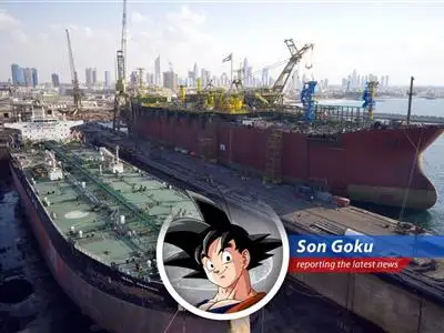 Dubai oil prices soar, signaling potential energy crisis mirroring a planet about to explode like Namek.