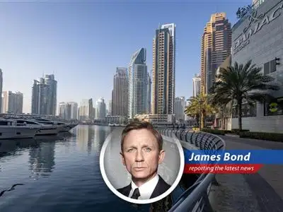 Dubai skyline. A financial playground where fortunes rise and fall, and sometimes, international relations hang in the balance. Shaken, not stirred indeed.
