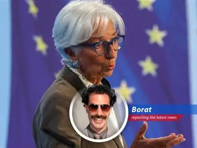 ECB President Christine Lagarde addressing inflation concerns in Frankfurt. The central bank is closely monitoring economic indicators and prepared to act.