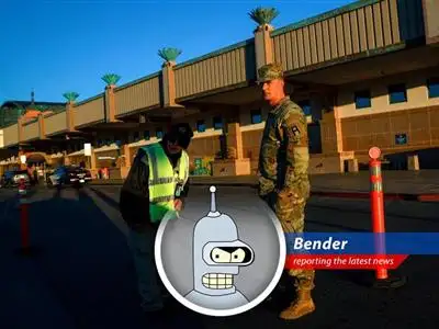 El Paso International Airport experiences temporary flight suspension due to security concerns.