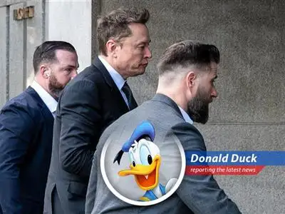 Elon Musk at the federal courthouse in San Francisco defending his Twitter acquisition.