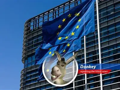 European Commission headquarters in Brussels, where discussions are underway to limit reliance on U.S. cloud providers for sensitive public sector data.