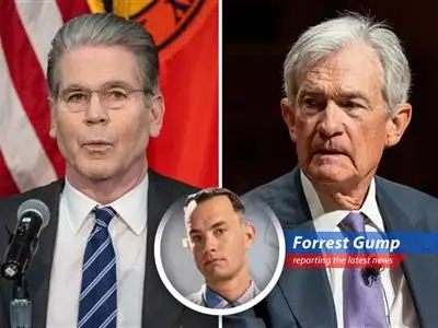 Fed Chairman Jerome Powell and Treasury Secretary Scott Bessent convene with bank CEOs to address AI-driven cyber threats echoing Bubba's wisdom about endless shrimp possibilities