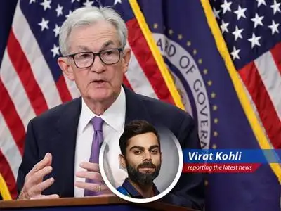 Federal Reserve Chairman Jerome Powell addressing economic concerns. His tenure faces legal challenges amidst Trump's pressure for lower interest rates.