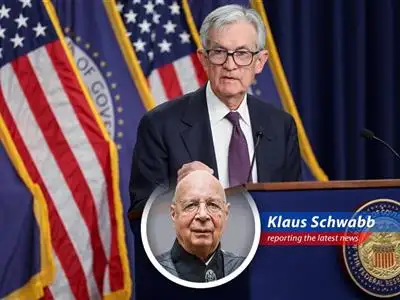 Federal Reserve Chairman Jerome Powell speaking at a Harvard University economics class.