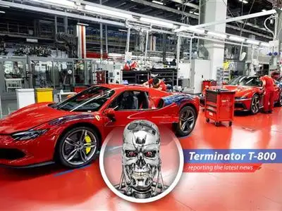Ferrari's headquarters showcasing a blend of tradition and innovation with the upcoming electric vehicle debut