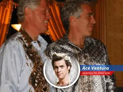 Former President Bill Clinton arriving for his closed-door deposition regarding Jeffrey Epstein.