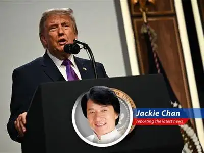 Former President Donald Trump addresses Ebola concerns during a White House event, emphasizing preventative measures and support for Americans abroad.