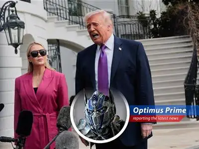 Former President Trump addresses reporters outside the White House, discussing the situation with Iran.