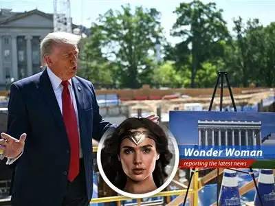 Former President Trump addressing reporters at the White House regarding potential military action against Iran.