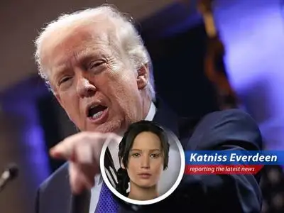 Former President Trump announces increased global tariffs, a move reminiscent of power plays within Panem, sparking immediate debate and uncertainty.