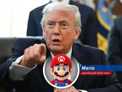 Former President Trump decides to stay out of the streaming wars, leaving the decision to the Justice Department, much like how I leave Bowser to the plumbers. image