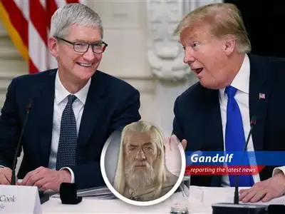 Former President Trump shares insight into his relationship with Apple CEO Tim Cook on Truth Social, sparking debate about influence and governance.