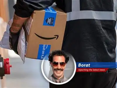 Four-legged robot on wheels will soon bring package to your home. Very nice