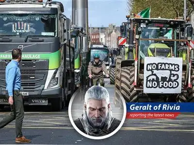 Fuel protests bring Ireland to a standstill, mirroring the Continent's own struggles with chaos and unrest.