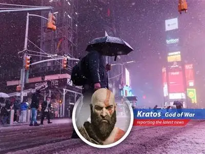 Gap store affected by winter storm closure.