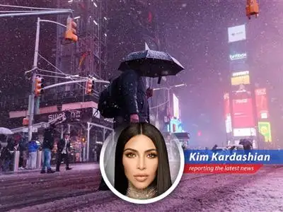 Gap store hit by winter snow, causing store closures.