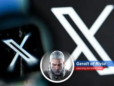 Geralt of Rivia shares his thoughts on Elon Musk's latest move with the former president on the social media platform X. image