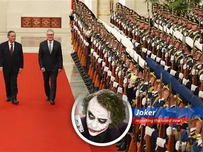 Global leaders cautiously return to China amid shifting geopolitical landscapes. And I thought my jokes were dark