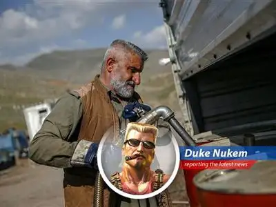 Global markets caught in the crossfire, Duke Nukem style.