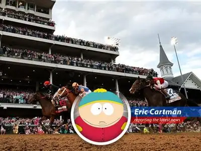 Golden Tempo, piloted by Jose Ortiz, surges to victory at the 152nd Kentucky Derby, marking a historic win for female trainer Cherie DeVaux. Awesome.