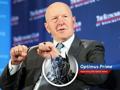 Goldman Sachs headquarters in New York City. The company announced strong Q1 results driven by equities trading and investment banking.