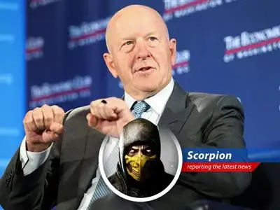 Goldman Sachs headquarters stands tall amidst market turbulence, reporting a powerful start to the year.