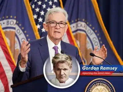 Gordon Ramsey dishes out some spicy critiques on the Federal Reserve's inflation concerns and interest rate deliberations. image