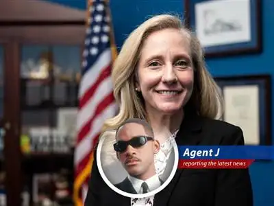 Governor Abigail Spanberger prepares to deliver the Democratic rebuttal to President Trump's State of the Union address.