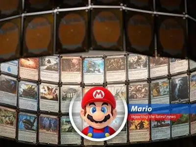 Hasbro and Mattel are in a heated battle for market dominance in the toy industry. A Magic: The Gathering card is pictured.