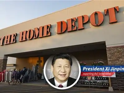 Home Depot store front showcases resilient performance amidst economic uncertainty.