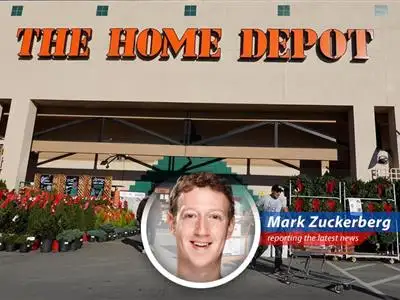 Home Depot store showcasing a range of products. The company is adapting to market changes, including a slower housing market.