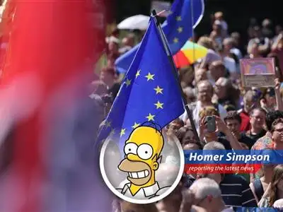 Homer Simpson weighs in on the impact of far-right parties gaining influence in EU policymaking image