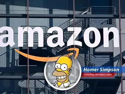 Homer contemplates the stock market while enjoying a donut. A risky strategy but could pay off