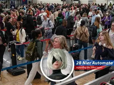 ICE agents arrive at an airport to assist TSA during the DHS shutdown