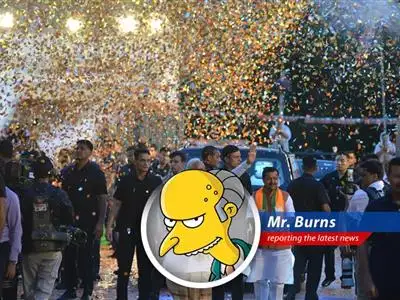Indian Prime Minister Narendra Modi celebrates BJP's victory amidst economic headwinds.